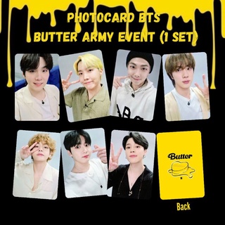 Bts โฟโต้การ์ด : ARMY Events BUTTER (1 ชุด)