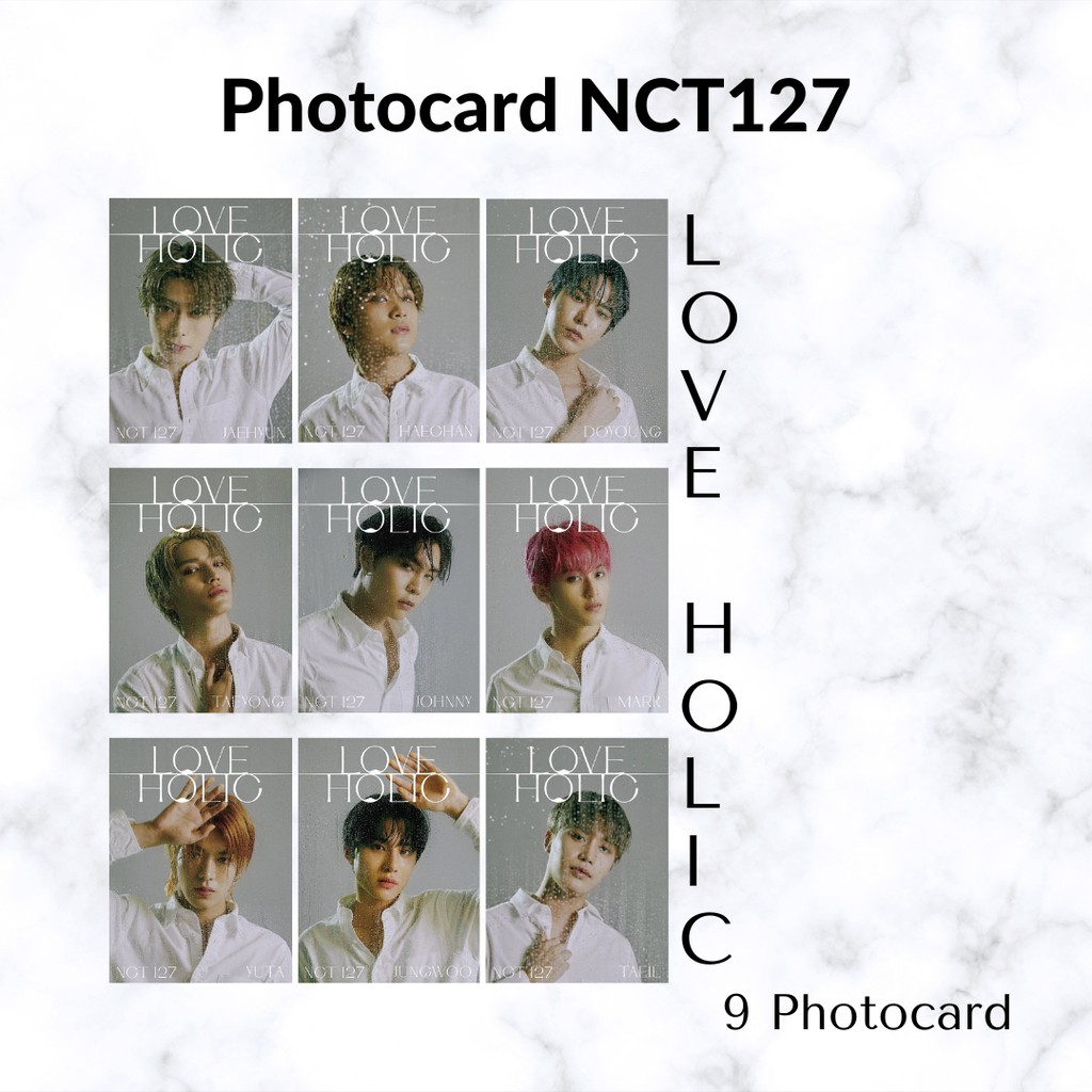 Nct 127 การ์ดรูปถ่าย LOVEHOLIC