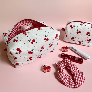 Cherry Pouch - machmachthelabel / กระเป๋าใส่ของ