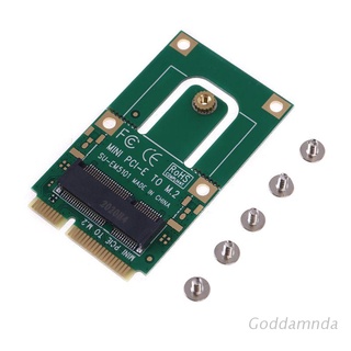 Godd Mini Pci-E To M2 อะแดปเตอร์การ์ดแปลงขยาย M2 คีย์ Ngff E อินเตอร์เฟสสําหรับ M2 ไร้สายบลูทูธ -Compatible Wifi เข้ากันได้กับแล็ปท็อปและคอมพิวเตอร์