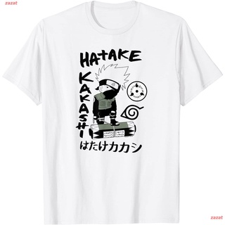 zazat นารูโตะ ฮาตาเกะ คาคาชิ เสื้อยืดพิมพ์ลาย Naruto Shippuden Hatake Kakashi SD T-Shirt เสื้อยืดผู้หญิง เสื้อยืดผู้ชาย