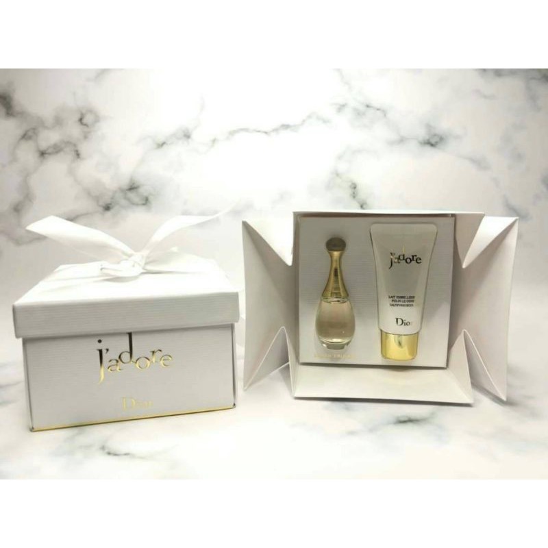 เซตน้ำหอม Dior J'adore Eau de Parfum 5ml &amp; Body Milk Gift Set (5ml+20ml)