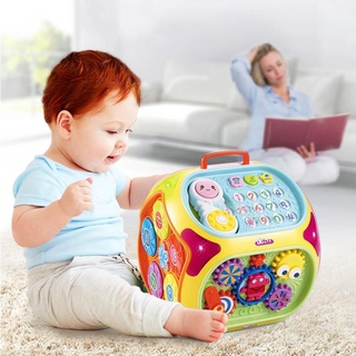 Baoli (แบรนด์แท้) กล่องกิจกรรม7ด้าน กล่องใหญ่ Educational Toy House เวอร์ชั่นภาษาอังกฤษ