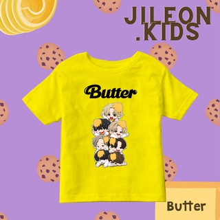 เสื้อยืด ลายการ์ตูน Bts BUTTER CHIBI