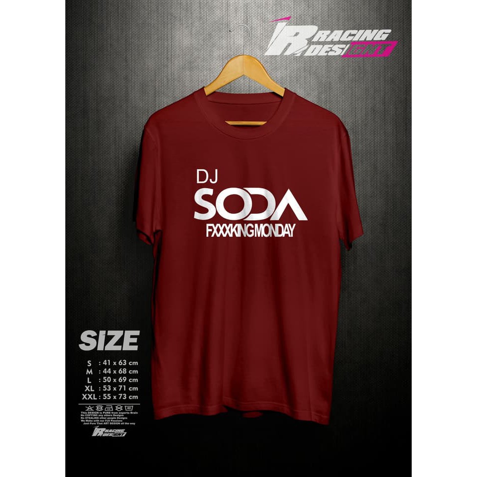 เสื้อยืดลายกราฟฟิก Distro Dj Soda