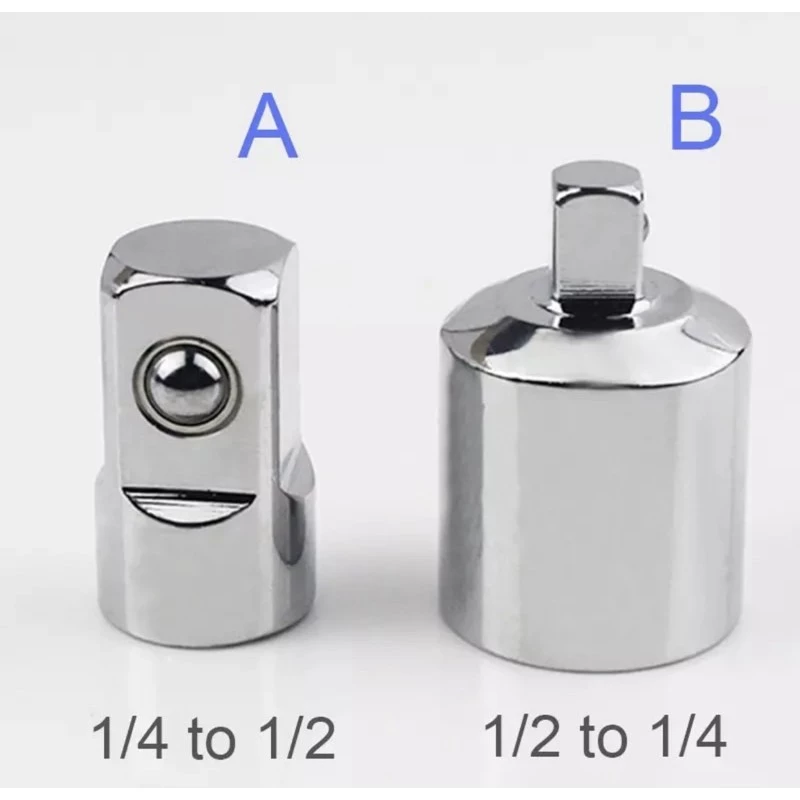 บล๊อกข้อต่อเพิ่ม ข้อลดขนาด ตัวแปลงลูกบล็อก ข้อต่อบล็อค 1/2”(4หุน),3/8”(3หุน),1/4”(2หุน) ตัวแปลงบล็อก