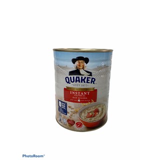 Quaker Instant Oat Meal RED!! กระป๋องสีฟ้าแถบสีแดง 1กระป๋อง/บรรจุ800g ราคาพิเศษ พร้อมส่ง..