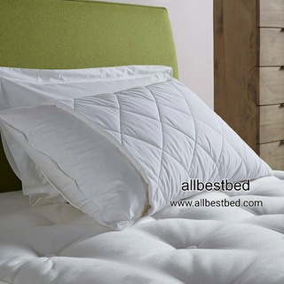 ปลอกหมอนกันเปื้อน Pillow Protector ผ้า Supersoft บุใย ซิปกว้…