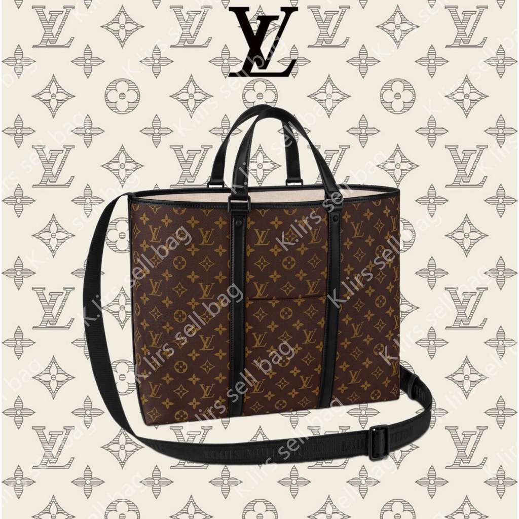 Louis Vuitton/ LV/ WEEK-END TOTE กระเป๋าถือใบเล็ก/ กระเป๋าสะพายข้าง