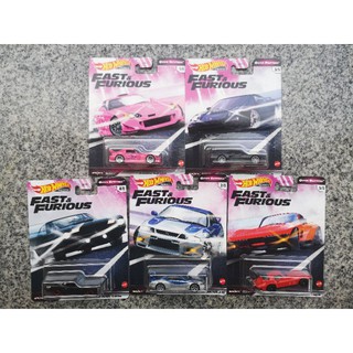 แพ็คยับ Hotwheels Fast&amp; Furious ล้อยาง