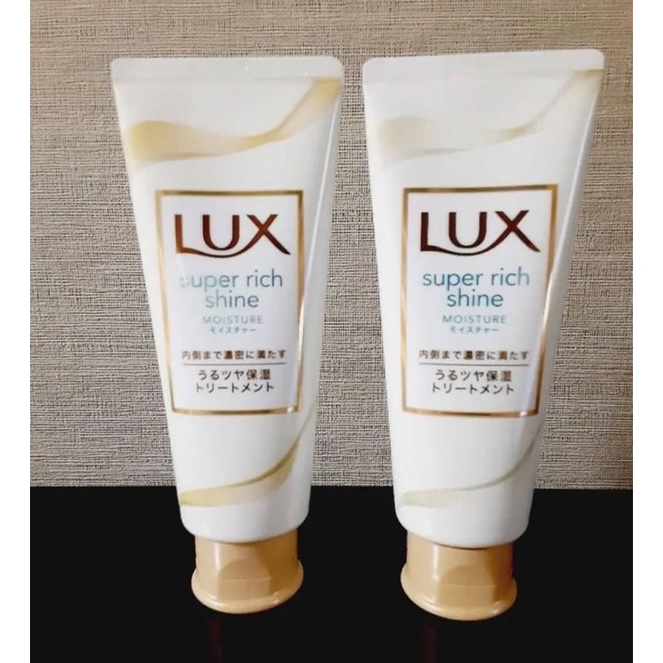 ทรีทเม้นหมักผม ลักส์ซุปเปอร์ริชชายน์ มอยเจอร์ สูตรสำหรับผมเส้นเล็กฟู LUX Superrich Shine moisture