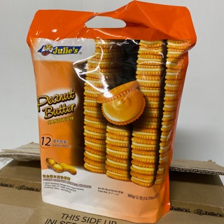 JULIE’S ขนมปังกรอบ รส Peanut Butter 1แพค/360g ราคาพิเศษ สินค้ายอดนิยม!!