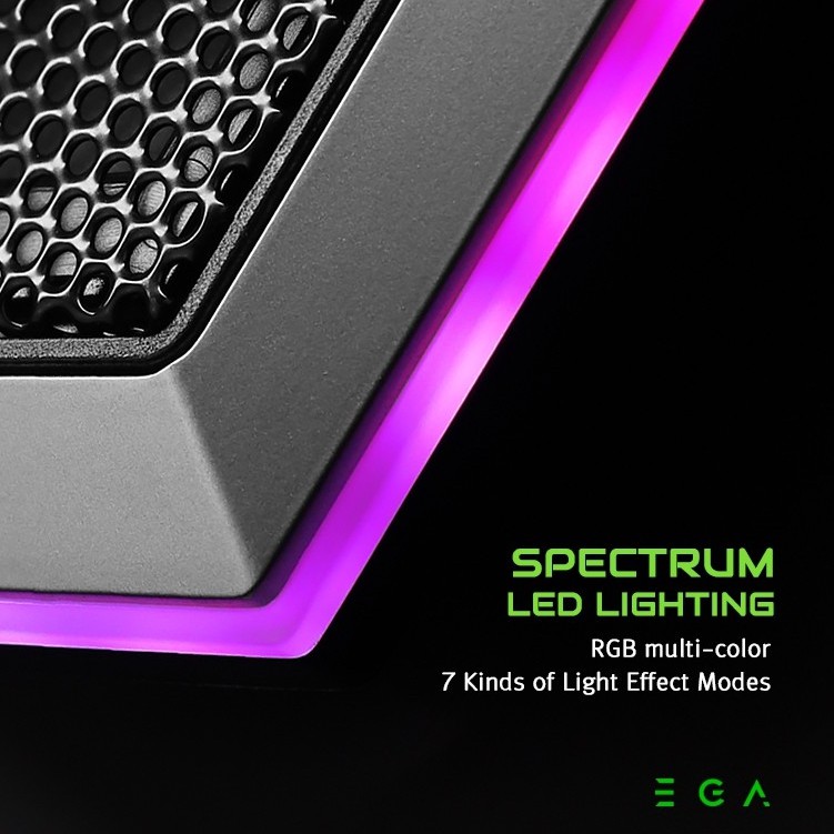 EGA TYPE-CP1 GAMING COOLER PAD(6FAN) RGB Spectrum - it_family - ThaiPick