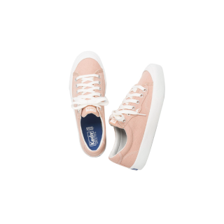 KEDS WF61930 รองเท้าผ้าใบ แบบผูกเชือก รุ่น CREW KICK 75 CANVAS สีโอลด์โรส