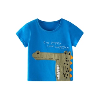 T138 Malwee shirt ลายปักจระเข้ แบรนด์ Malwee