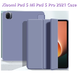 เคสซิลิโคน ฝาพับแม่เหล็ก สําหรับ Xiaomi Pad 5 Mi Pad 5 Pro 2021