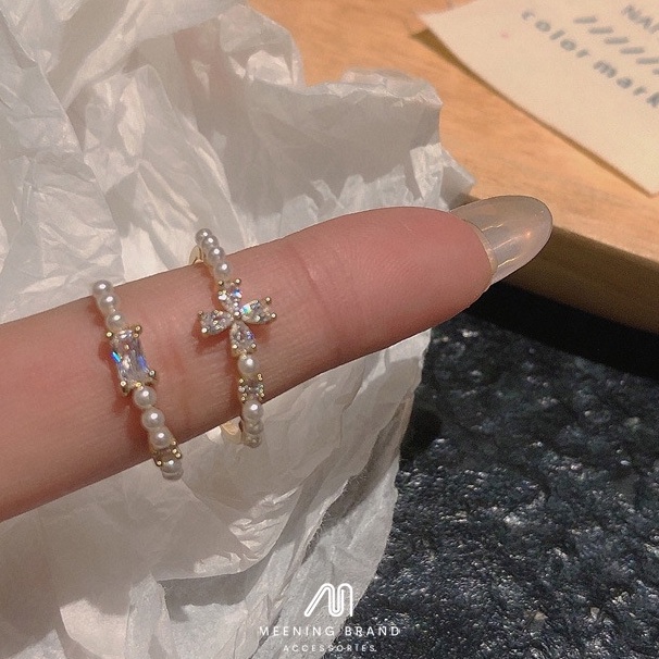 แหวน DIAMOND&PEARL แหวนแฟชั่น [03-0001]