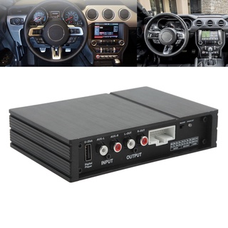 Aries306 Car DSP Amplifier 4 Channel RCA Input HD Bluetooth App Control 12V Universal Audio System