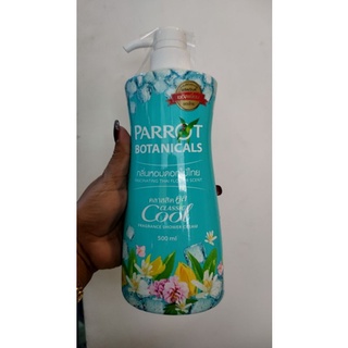 PARROT BOTANICALS พฤกษานกแก้ว ขนาด 500 มล. CLASSICCOOL ครีมอาบน้ำ สีฟ้า