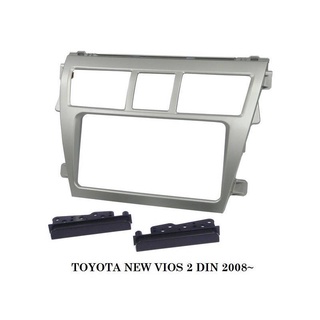 หน้ากากวิทยุTOYOTA VIOS ปี2003-2013 2DIN7"ได้ทั้ง20cm.และ 18cm.