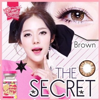 The secret brown พร้อมส่งค่าสายตา (kittykawaii)