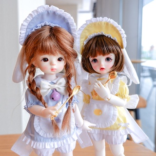 Tl【ชุดตุ๊กตา】เสื้อผ้าเด็ก 6 จุด มายองเนส ซอสบลูเบอร์รี่ 6 จุด 1/6 yosd 30 ซม. DC6019 BJD