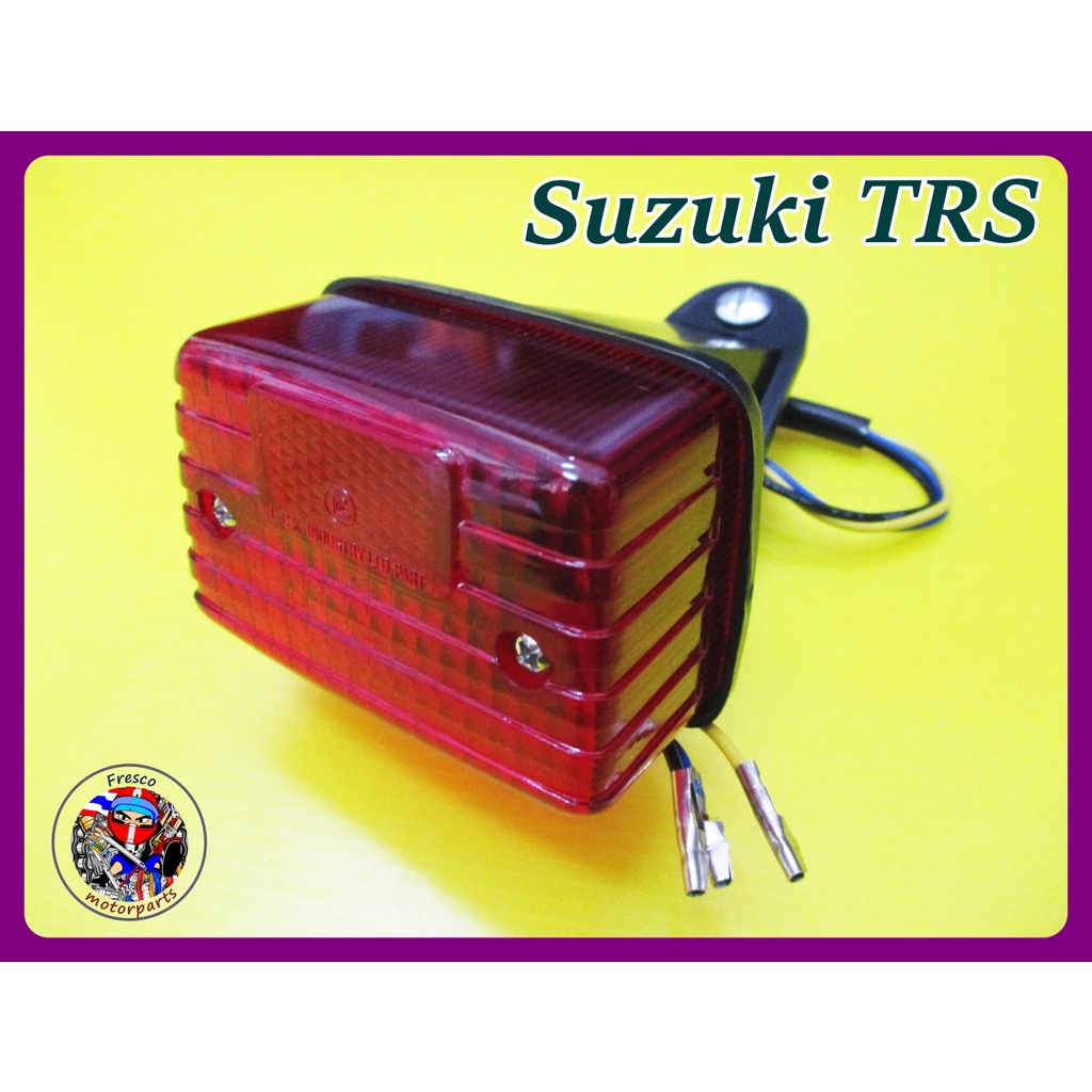 ไฟท้ายชุดใหญ่ แบบย่อ พร้อมขั้ว+หลอด อะไหล่เทียบ  -Suzuki TRS Small size​ Taillight