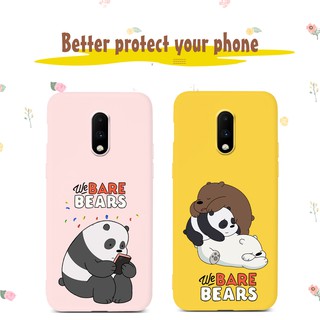 เคสมือถือ OnePlus 8 6 6T 7 7T Pro 7Pro 7TPro Case หมีสีน้ำตาล Lovely Soft TPU Cases