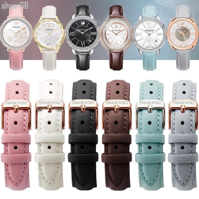 สาย Swarovski เหมาะสําหรับ CRYSTALLINE AILA DUO AKE สร้อยข้อมือหนังแท้หญิง 14 16 มม.