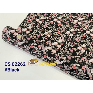 คอตต้อนสล๊าฟ(พิมพ์ดิจิตอล) Viscose Cotton Slub Digital Printed CS 02262 (ขายเป็นหลา)