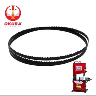 OKURA ใบเลื่อยสายพานตัดไม้ ขนาด 1430 x 10 x 6.3MM. 6 ฟัน รุ่น J-OK-WBS08-SP002