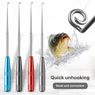 Fishing Unhook Extractor Alat Penghapus Kait Pengaman Cepat Outdoor Stainless Steel Fish Tackles