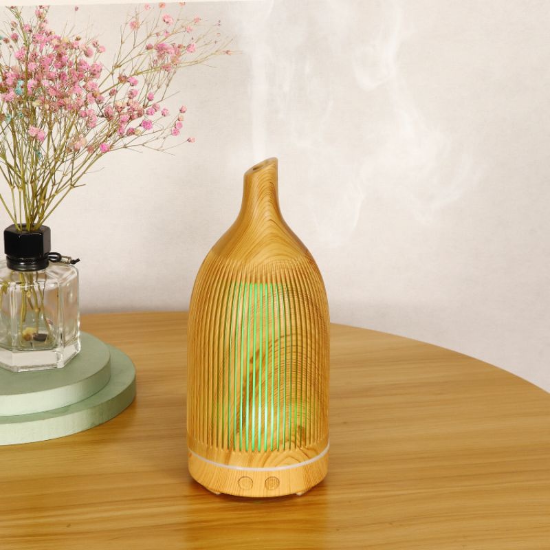 Air Humidifier Aroma Diffuser เครื่องเพิ่มความชื้นในอากาศ ไฟLED Aroma Lamp Aromatherapy เครื่องทำไอน้ำ