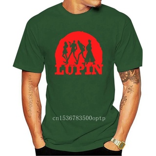 เสื้อยืดโอเวอร์ไซส์ขายดี เสื้อยืดแขนสั้น พิมพ์ลายการ์ตูน Lupin the Third 3rd สไตล์คลาสสิก สําหรับผู้ชาย S-6 Big PEafnh47