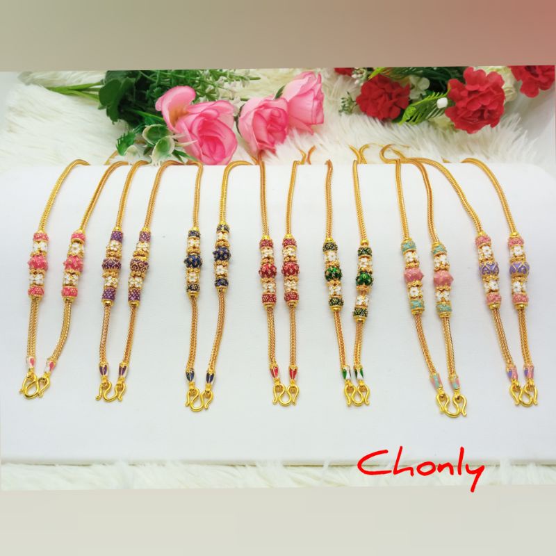 สร้อยคอลงยางานปราณีตเหมือนแท้น้ำหนัก1บาท ลงลายละเอียดด้วยคุณภาพเกรดพรี่เมี่ยม (มีบริการเก็บเงินปลายทาง)
