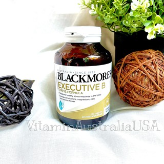 Blackmores Executive B วิตามิน B แก้เครียด Blackmores Stress relief Executive B Stress Formula ขนาด 125เม็ด