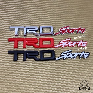 โลโก้  TRD sports ติดรถ Toyota ขนาด* 2.3 x 16 cm ราคาต่อชิ้น