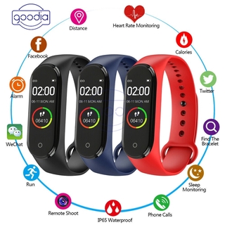 M4 สมาร์ทวอทช์ Smart Watch 4 Mi Band สายรัดข้อมืออัจฉริยะ Wristband Bluetooth 5.0 Sports นาฬิกาออกกำลังกาย