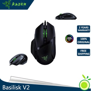 Razer Basilisk V2 เมาส์เกมมิ่งมีสาย Rgb Light 20000 Dpi