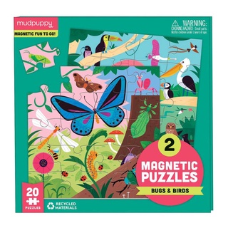 Mudpuppy-จิ๊กซอว์แม่เหล็ก (magnetic puzzle) ลาย Bugs &amp; Bird