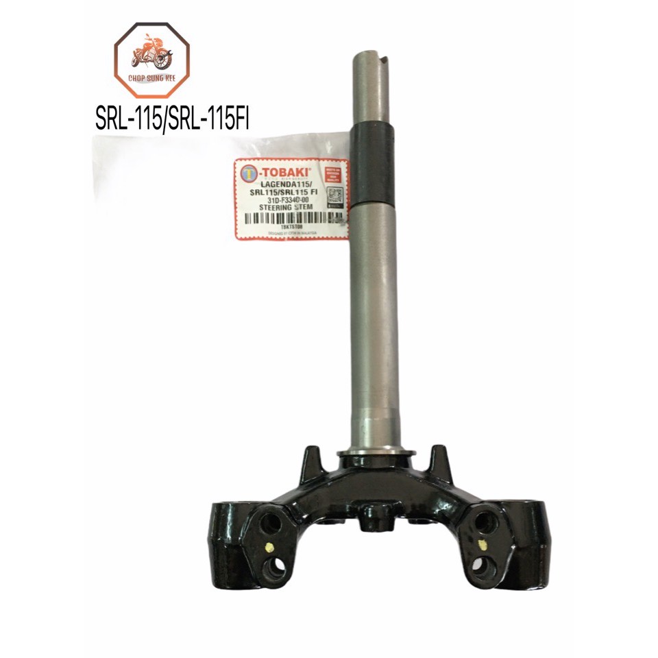 STEERING STEM/T FORK/T BAR TOBAKI SRL-115/SRL-115 FI/Y15/LC-135V1/LC-135 V2-V6 55C/55D