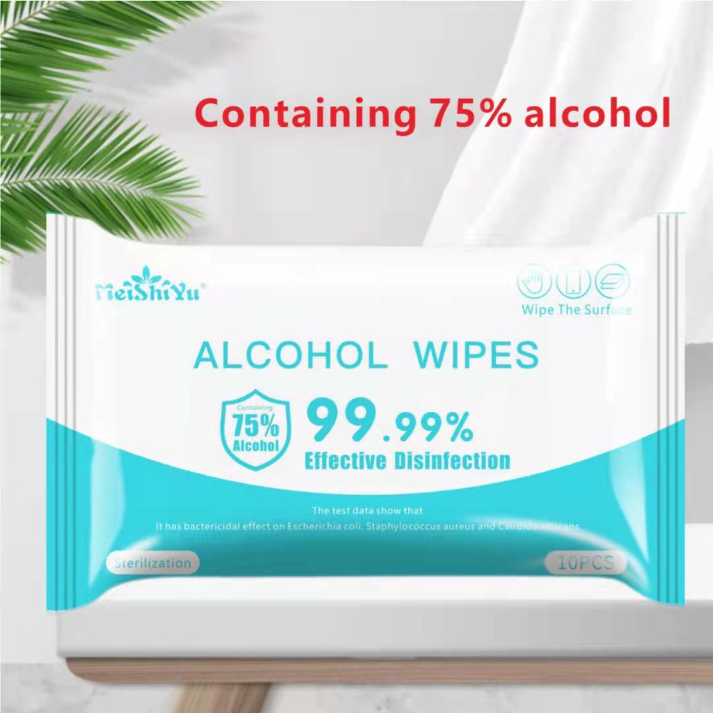 alcohol wipes 75% alcohol 99.99% effectives sterilization