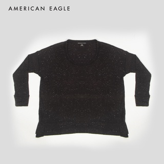 American Eagle Oversized Plush Long-Sleeve T-Shirt เสื้อยืด ผู้หญิง โอเวอร์ไซส์ (EWTS 037-7639-073)