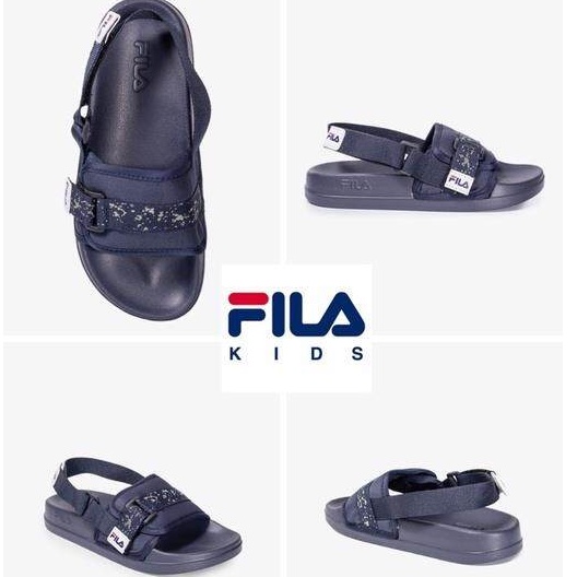 (ราคาป้าย 490) FILA Luna Sport รองเท้าแตะรัดส้นเด็ก Size.K1,K2,K3,K4♥