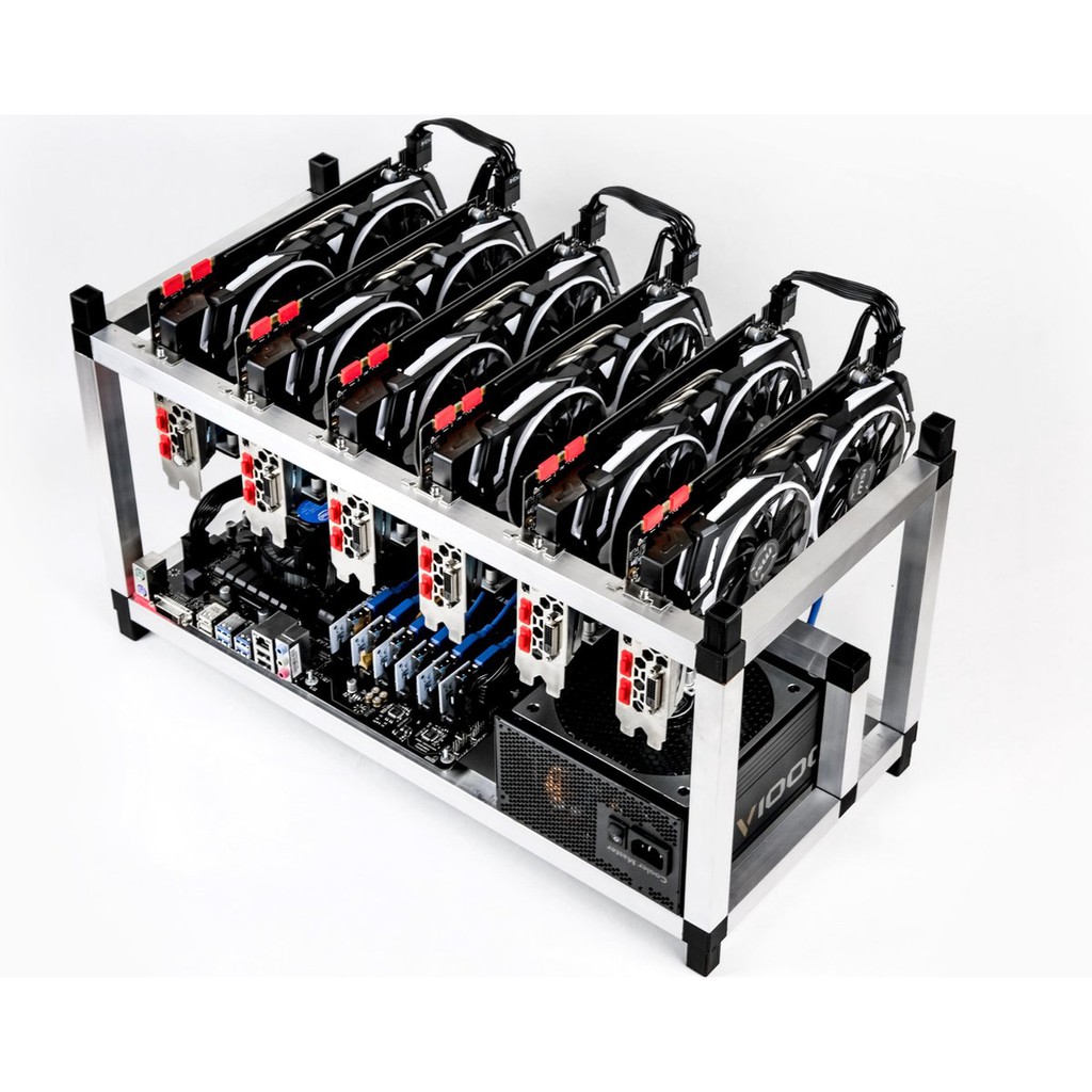 GPU Miner Rig RTX 3070/ RTX 3060 12GB/ GTX 1660 Super/ RTX 2060 SUPER #Bitcoin ETH ERGO เครื่องขุดบิ