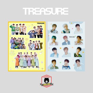 สติ๊กเกอร์ไม่ไดคัท Treasure ขนาด A6