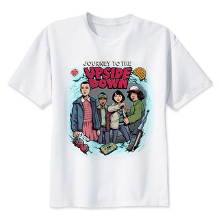 เสื้อยืดคอกลมเสื้อยืดลายกราฟฟิก Stranger Things สำหรับผู้ชายS-4XL