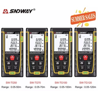 ส่งจากไทย SNDWAY เลเซอร์ระยะทาง SW-TG50M 70M 100M 120M Laser Range Finder Rangefinder Metro trena เลเซอร์เทปวัดไม้บรรทัด