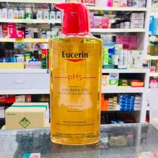 Eucerin Ph5 Shower Oil 400ml ยูเซอริน พีเอช5 ชาวเวอร์ ออยล์ ผลิตภัณฑ์อาบน้ำผสมน้ำมัน