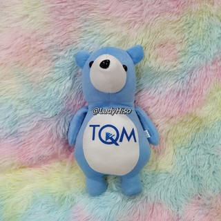 💟 ของพรีเมี่ยม TQM 💟 ตุ๊กตา ตุ๊กตาหมี TQM ประกันชีวิต หมี สีฟ้า ตุ๊กตาพรีเมี่ยม หมีพรีเมี่ยม  ของพรีเมี่ยม TQM Insurance